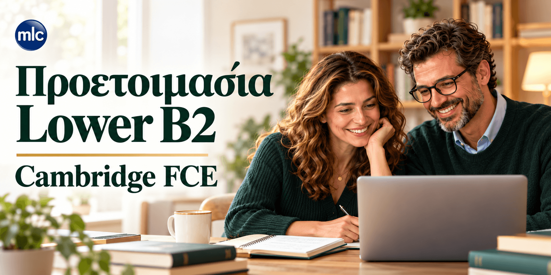 Προετοιμασία Lower B2 Cambridge FCE για ενήλικες με online live μαθήματα της MLC Athens