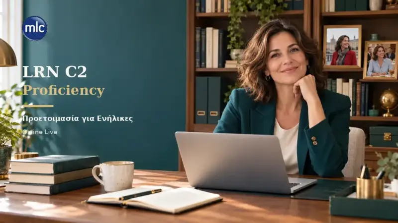 Online προετοιμασία LRN C2 Proficiency για ενήλικες στο MLC Athens