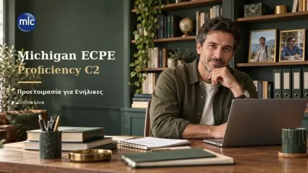 Online προετοιμασία Michigan ECPE Proficiency C2 για ενήλικες στο MLC Athens